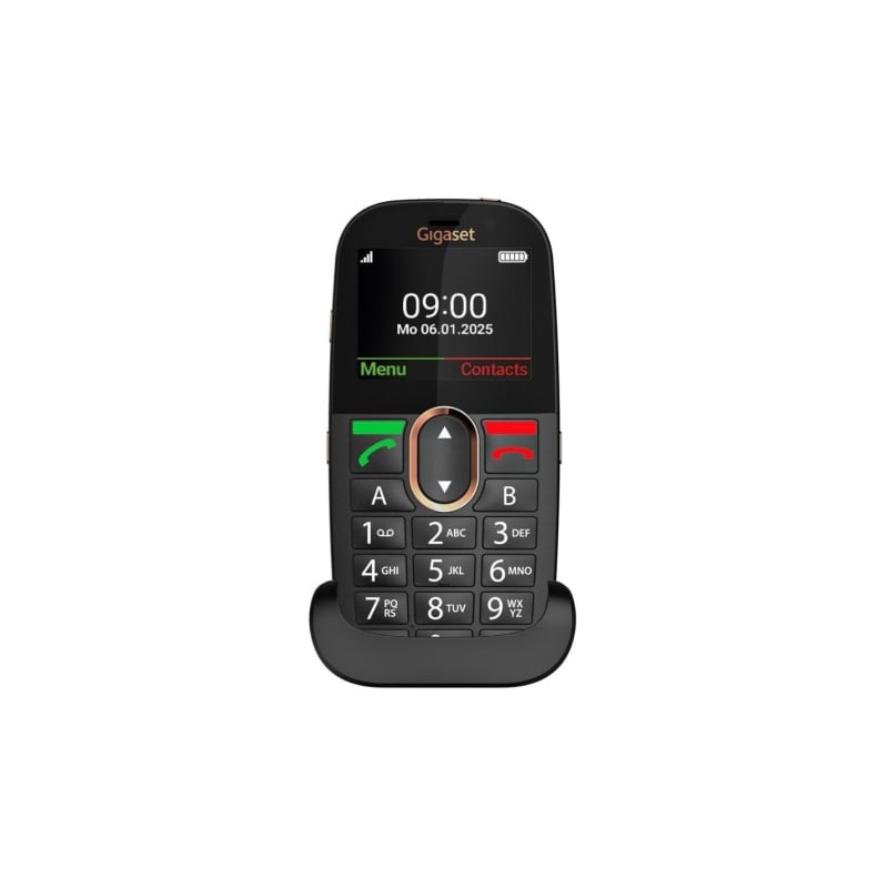 Teléfono Móvil Gigaset GL695 para Personas Mayores/ 4G/ Negro - GL695B