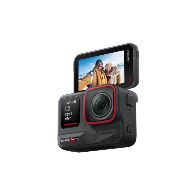 Cámara Digital Deportiva Insta360 Ace Pro/ 8K/ Ángulo de visión 180º/ Negra - INCAMAP3