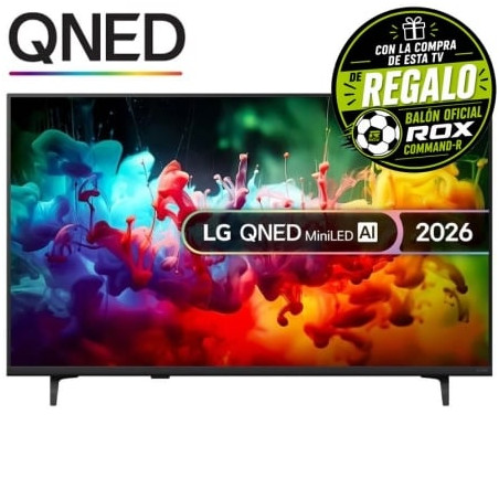 Televisor LG QNED evo AI QNED72 Mini LED 43QNED72B6B 43"/ Ultra HD 4K/ Smart TV/ WiFi - 43QNED72B6B.AEU