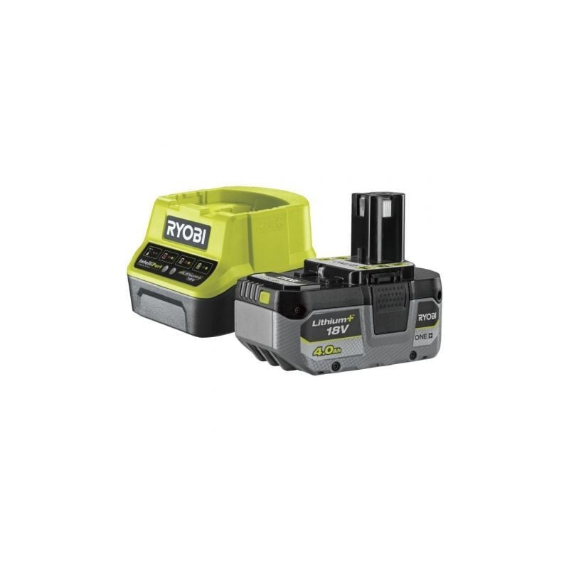 Cargador + Batería de litio Ryobi ONE+ RC18120-140X/ 18V 4,0Ah - 5133005091