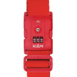 Correa para Maleta con Combinación Scape Travel E0121/ Roja - E0121
