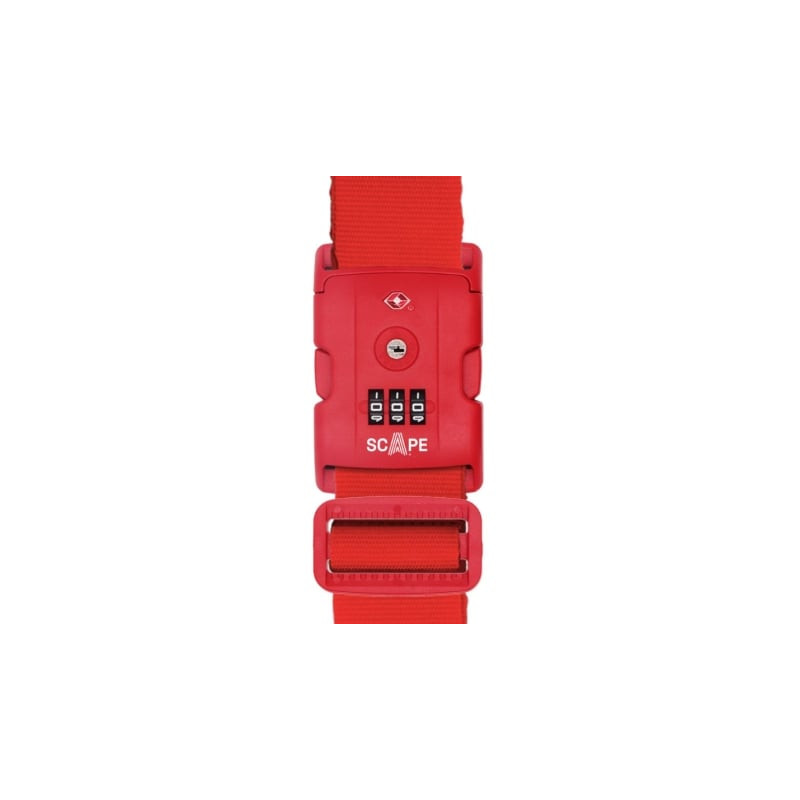 Correa para Maleta con Combinación Scape Travel E0121/ Roja - E0121