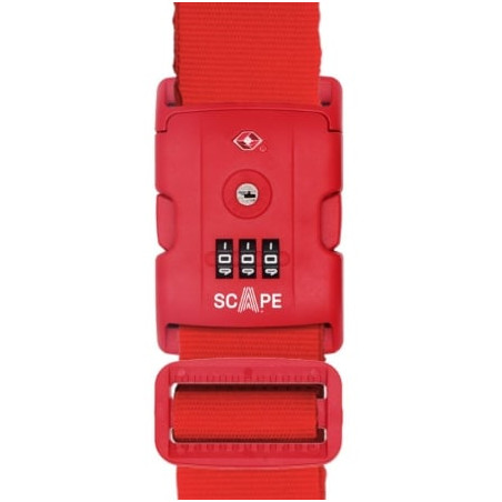 Correa para Maleta con Combinación Scape Travel E0121/ Roja - E0121