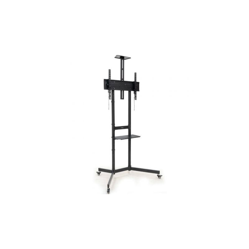 Soporte de Suelo Inclinable con Ruedas TooQ NEFERTITI FS1151M-B para TV de 37-70"/ hasta 70kg - FS1151M-B