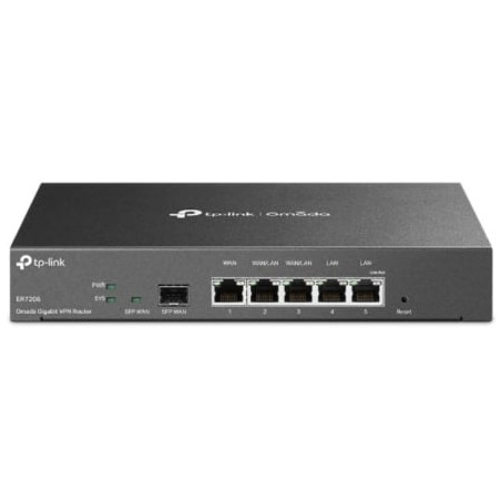 Router VPN TP-Link Omada TL-ER7206/ 5 Puertos Multi-WAN - TL-ER7206 V2