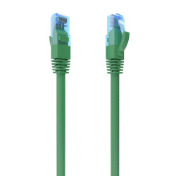 AISENS - CABLE DE RED LATIGUILLO RJ45 CAT.6 UTP AWG26 CCA, VERDE, 0.75M - A135-0808