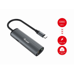 EQUIP ADAPTADOR USB-C  A RJ45 GIGABIT USBC PD MAX 100W WAKEONLAN - 133486