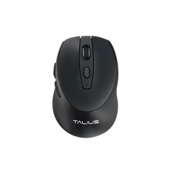 Raton inalámbrico RF + Bluetooth Recargable Talius MO-701 / 2400 Dpi / Bateria 500Mah / Negro - RAT-026