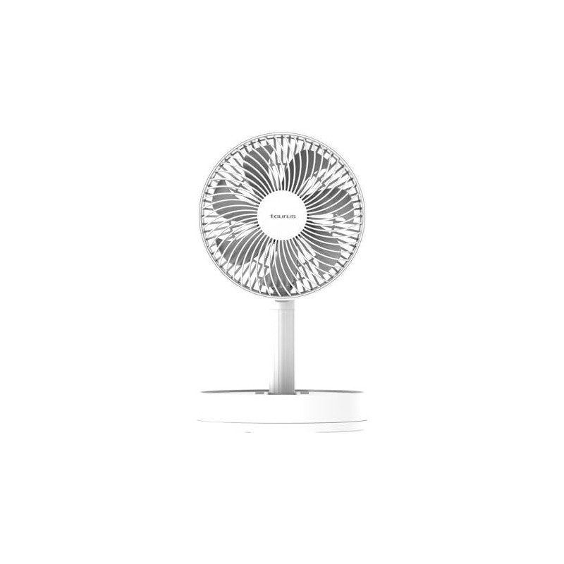 VENTILADOR SOBREMESA TAURUS AIR LITE FOLD&GO 944695000 SOBREM. 15CM 4 VEL RECARGABLE AUT 12H PLEGABLE TEMPORIZADOR - 0032160024
