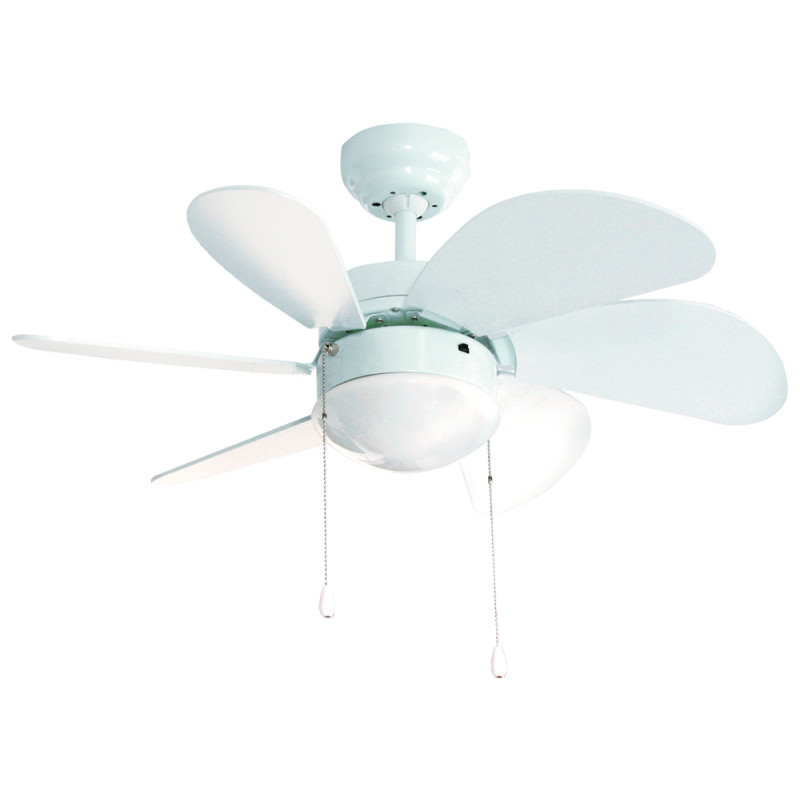 VENTILADOR TECHO FM VT90B 6P 80CM BLANCO - 0173230017