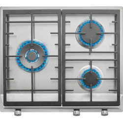 PLACA GAS TEKA EX60.1 3G AI AL DR CI NAT 3F C/WOK 60CM INOX 40212220 - 0572330013