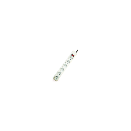 REGLETA GEMBIRD 6 ENCHUFES, PROTECTOR CONTRA SOBRETENSIONES, 10 PIES - SPG6-B-10C