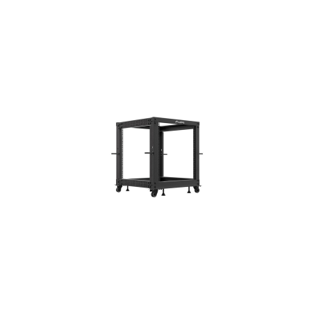 ARMARIO LANBERG ABIERTO RACK 19" 12U 600X600 AJUSTABLE HASTA 1100 NEGRO - OR01-6112-B