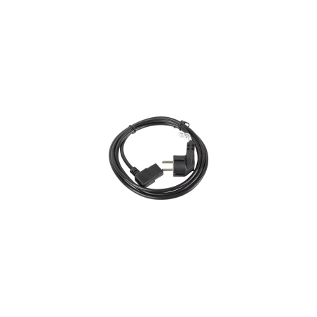CABLE DE ALIMENTACION LANBERG SCHUKO CEE 7/7 A IEC320 C13 ACODADO 3M - CA-C13C-12CC-0030-BK
