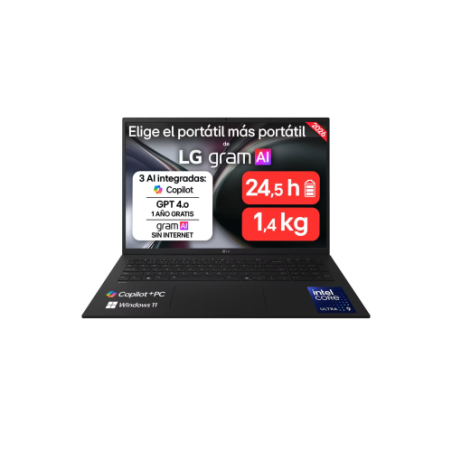 PORTATIL LG GRAM 17’’, ULTRA7, 32GB RAM, 1TB SSD, WINDOWS 11HOME - 17Z90TL-G.AU99BN