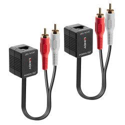 LINDY Stereo Audio Extender Cat.5/6 500m 2x RCA - 4002888704601