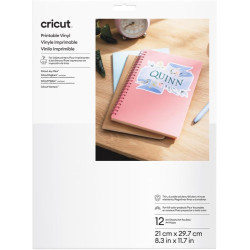 CRICUT PRINTABLE VINYL A4 - 12 SHEETS (WHITE) - 2011883
