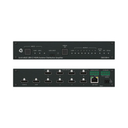 KRAMER AVSM 2X1:8 4K60 USB-C/HDMI SWITCHER DISTRIBUTION AMPLIFIER- DA3-28-H (10-00002890) - 10-00002890