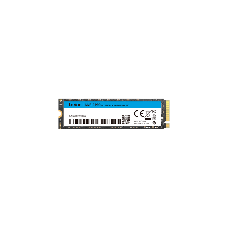 M.2 1TB Lexar NM610PRO 2280 PCIe3.0 x 4 - 0843367128723