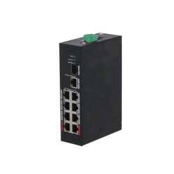 (DH-PFS3110-8ET-96-V2) DAHUA SWITCH 10 PUERTOS / 8 PUERTOS POE LARGA DISTANCIA 250M WATCHDOG 2.0 - 1.0.01.20.10608-0098