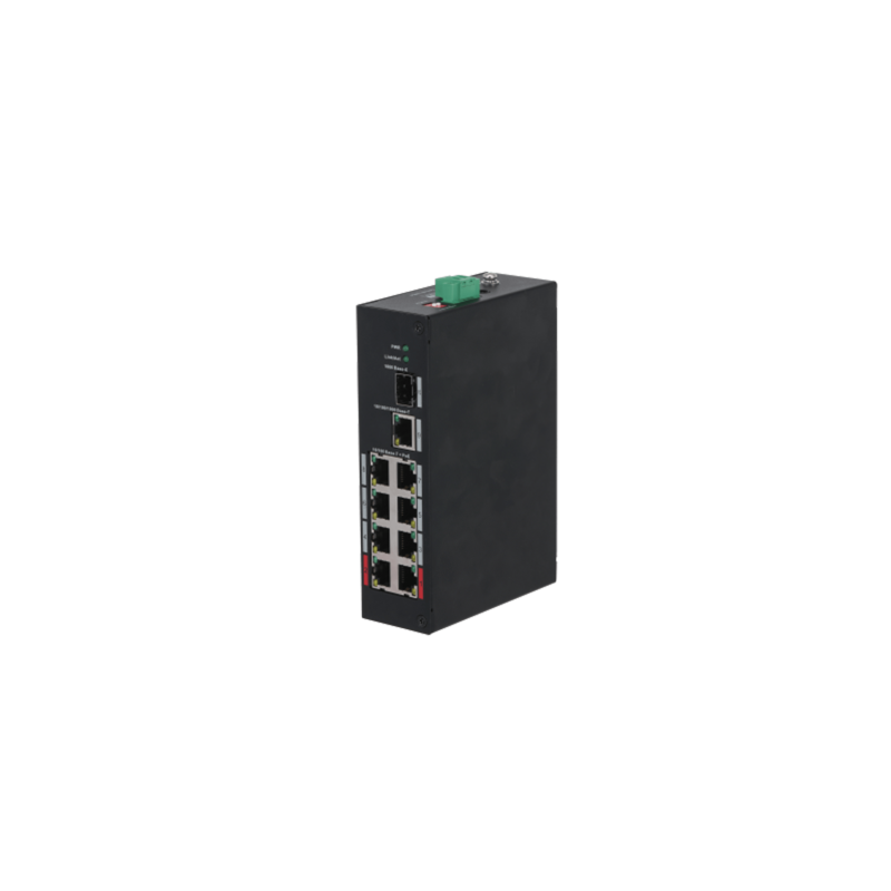 (DH-PFS3110-8ET-96-V2) DAHUA SWITCH 10 PUERTOS / 8 PUERTOS POE LARGA DISTANCIA 250M WATCHDOG 2.0 - 1.0.01.20.10608-0098