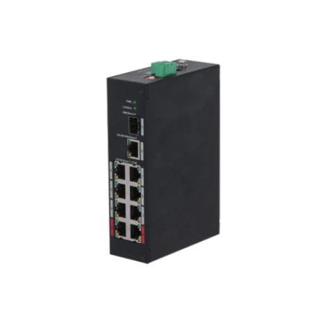 (DH-PFS3110-8ET-96-V2) DAHUA SWITCH 10 PUERTOS / 8 PUERTOS POE LARGA DISTANCIA 250M WATCHDOG 2.0 - 1.0.01.20.10608-0098