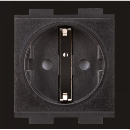 CRESTRON AC POWER OUTLET MODULE FOR FT2 SERIES, SINGLE, EUROPEAN "SCHUKO,” TYPE F (FT2A-PWR-EU-1-BASIC) 6508436 - 6508436