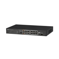 (DH-PFS3117-16ET-135) DAHUA SWITCH POE 16 PUERTOS + 1 PUERTO GIGABIT - 1.0.01.20.10367