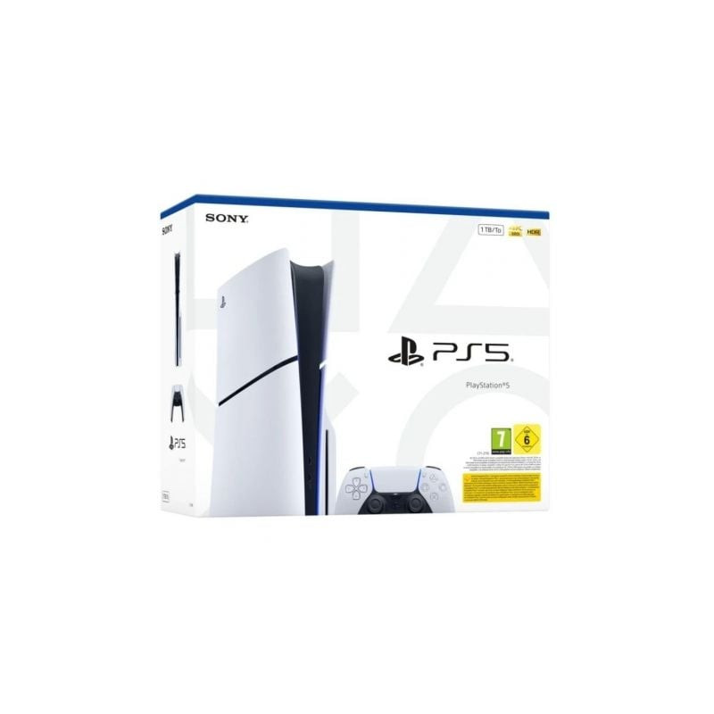 Consola Sony Playstation 5 - PS5 Slim Estándar 1TB/ Incluye Mando Dual Sense y Juego Preinstalado ASTRO's PLAYROOM/ Chassis E - 