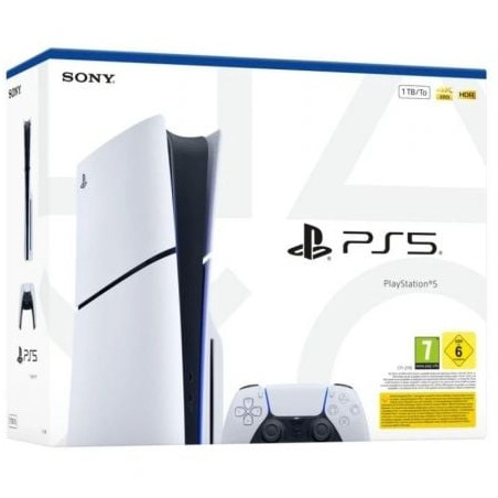 Consola Sony Playstation 5 - PS5 Slim Estándar 1TB/ Incluye Mando Dual Sense y Juego Preinstalado ASTRO's PLAYROOM/ Chassis E - 