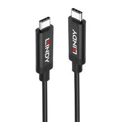 Lindy 43308 cable USB USB 3.2 Gen 2 (3.1 Gen 2) 5 m USB C Negro - 43308