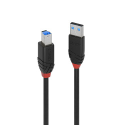 Lindy 43227 cable USB USB 3.2 Gen 1 (3.1 Gen 1) 10 m USB A USB B Negro - 43227