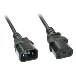 Lindy 30331 cable de transmisión Negro 2 m C14 acoplador C13 acoplador - 30331