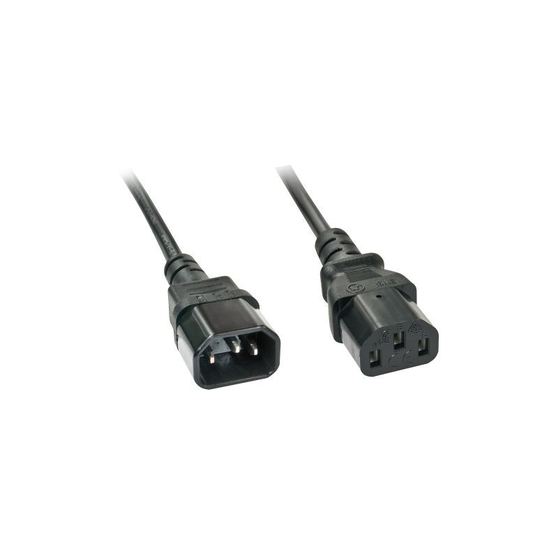 Lindy 30331 cable de transmisión Negro 2 m C14 acoplador C13 acoplador - 30331