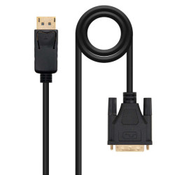 Nanocable Cable Conversor Displayport/M A Dvi/M - 1.0m - Color Negro - 10.15.4501