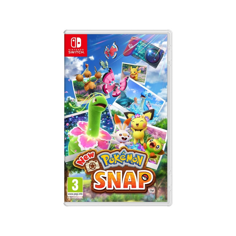 Nintendo Videojuego New Pokemon Snap para Consola Nintendo Switch - Genero Aventura/Fotografia/Exploracion - PEGI 3 - 10004523