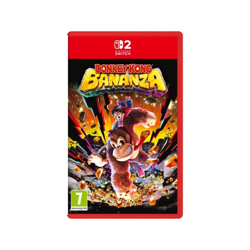 Nintendo Videojuego Donkey Kong Bananza para Consola Nintendo Switch 2 - Genero Plataformas 3D/Accion/Aventura - PEGI 7 - 100162