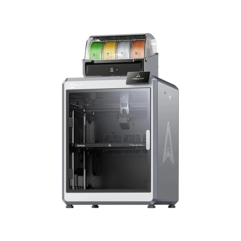 Creality K2 Plus Combo Impresora 3D Cerrada + Unidad CFS - Volumen 35x35x35cm - Impresion de Alta Velocidad de 600mm/s - Camaras