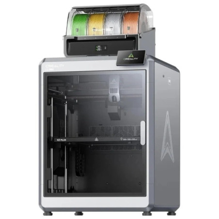 Creality K2 Plus Combo Impresora 3D Cerrada + Unidad CFS - Volumen 35x35x35cm - Impresion de Alta Velocidad de 600mm/s - Camaras