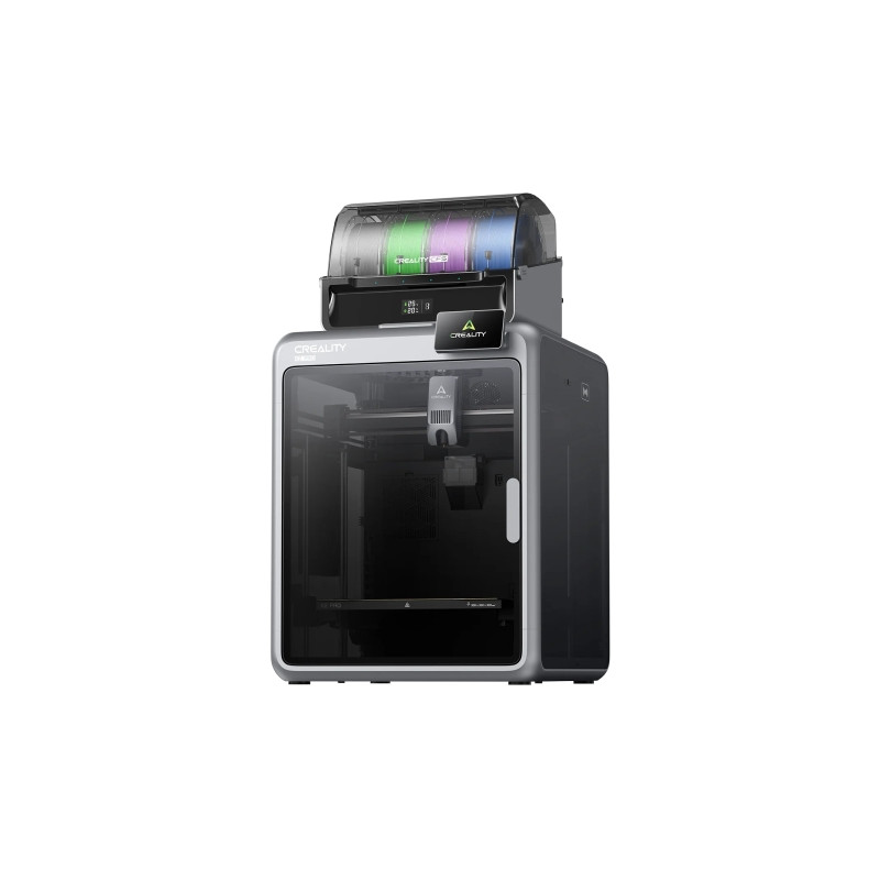 Creality K2 Pro Combo Impresora 3D Cerrada + Unidad CFS - Volumen 30x30x30cm - Impresion de Alta Velocidad de 600mm/s - Doble Ca