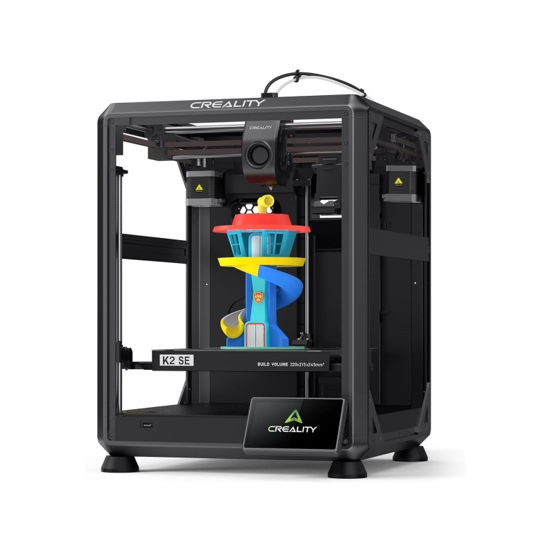 Creality K2 SE Combo Impresora 3D Abierta - Tamaño 22x21.5x24.5cm - Cuerpo de Aluminio Aeroespacial - Interfaz de Usuario Inteli