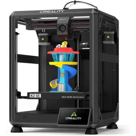 Creality K2 SE Combo Impresora 3D Abierta - Tamaño 22x21.5x24.5cm - Cuerpo de Aluminio Aeroespacial - Interfaz de Usuario Inteli