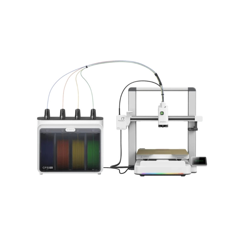 Creality Sparkx i7 Combo Impresora 3D Abierta + Unidad CFS - Volumen 26x26x25.5cm - Camara HD de 720px - Sistema Multicolor CFS 