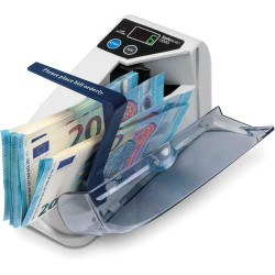 Safescan 2000 Contadora de Billetes - Portatil - Funcion de Suma - Borrado de Resultados - Doble Alimentacion - 115-0255