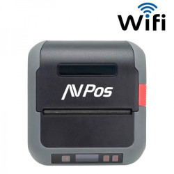 AVPos AVP-MLP900W Impresora Termica Portatil de Etiquetas con Funda - Resolucion 203 DPI - Velocidad 70 mm/s - USB y Wifi - Colo