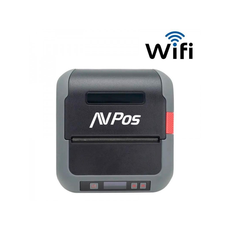 AVPos AVP-MLP900W Impresora Termica Portatil de Etiquetas con Funda - Resolucion 203 DPI - Velocidad 70 mm/s - USB y Wifi - Colo