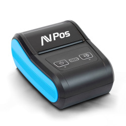 AVPos Impresora Termica Portatil de Tickets MP580R - 58mm - Velocidad 90 mm/s - BT y USB-C - Color Negro - AVP-MP580R