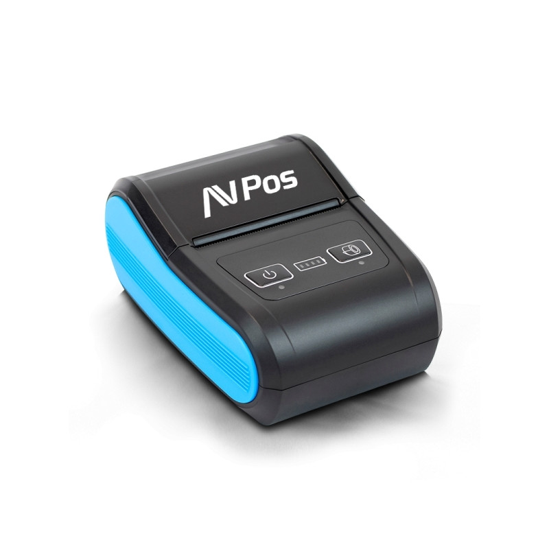 AVPos Impresora Termica Portatil de Tickets MP580R - 58mm - Velocidad 90 mm/s - BT y USB-C - Color Negro - AVP-MP580R