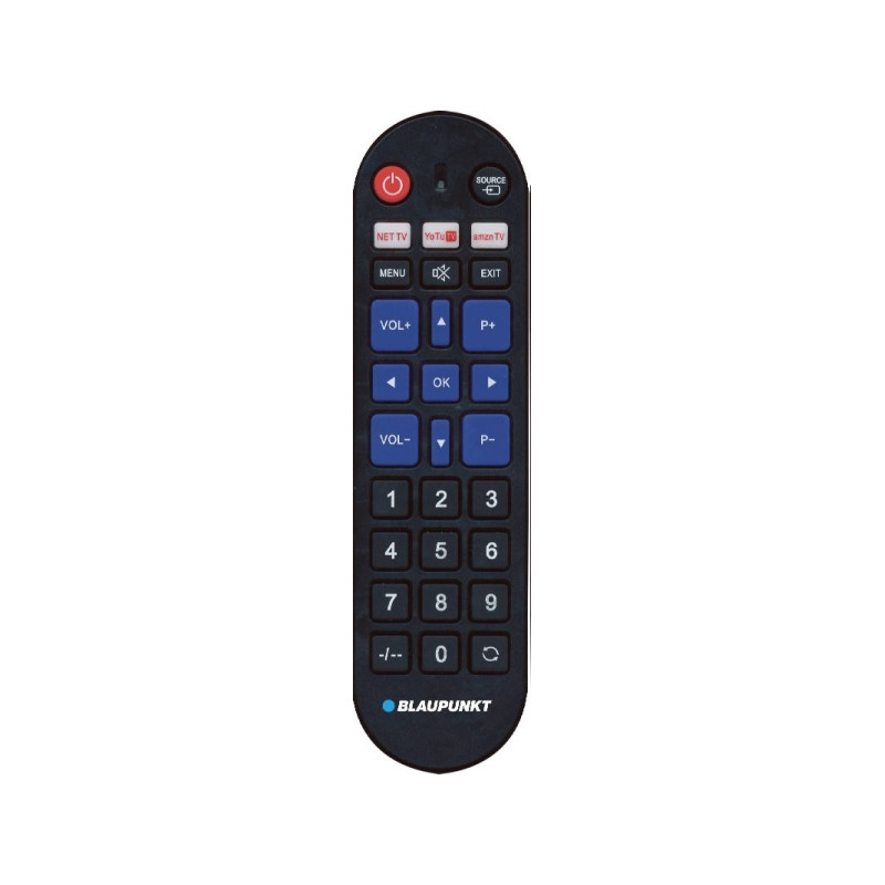 Blaupunkt Mando Universal para Lg, Samsung, Sony, Philips y Panasonic - Preconfigurado - Teclas Grandes - Control por Infrarrojo