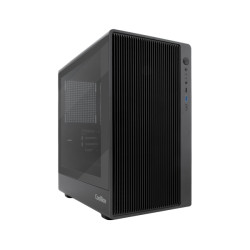 CoolBox Gaming GM350 Darkface Caja Torre MicroATX - 1 x USB C 3.2 1 x USB A 3.2 1X USB A 2,0 1 x Audio + Micro - Color Negro - C
